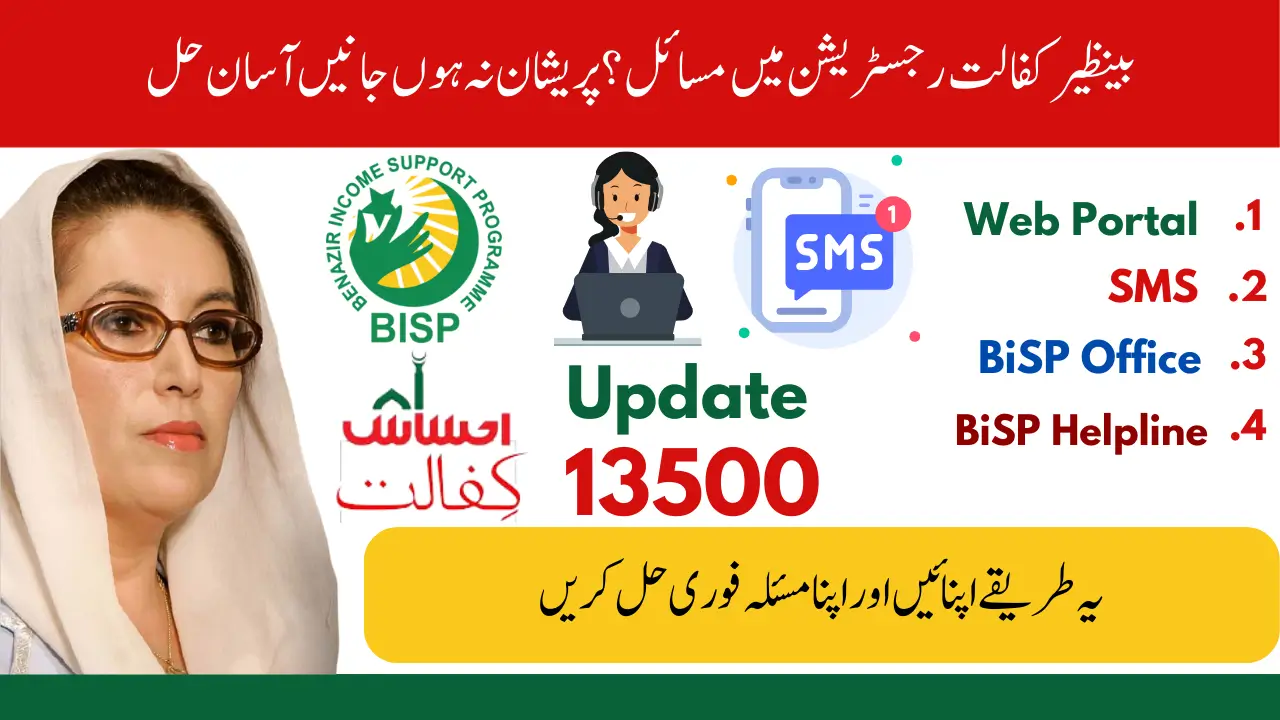 What to Do If You Face Problems with Benazir Kafalat Registration Status